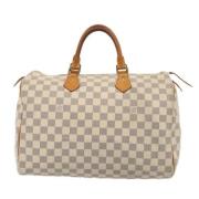 Louis Vuitton Vintage Pre-owned Canvas louis-vuitton-vskor White, Dam