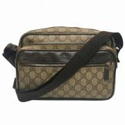 Gucci Vintage Pre-owned Canvas gucci-vskor Brown, Dam