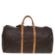 Louis Vuitton Vintage Pre-owned Canvas resvskor Brown, Dam