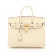 Hermès Vintage Pre-owned Laeder handvskor Beige, Dam