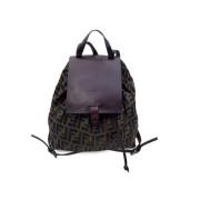 Fendi Vintage Pre-owned Canvas ryggsckar Brown, Dam