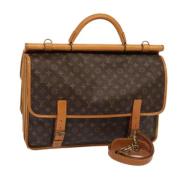 Louis Vuitton Vintage Pre-owned Canvas louis-vuitton-vskor Brown, Dam