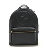 Gucci Vintage Pre-owned Laeder gucci-vskor Black, Dam