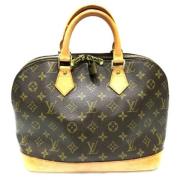 Louis Vuitton Vintage Pre-owned Canvas handvskor Brown, Dam