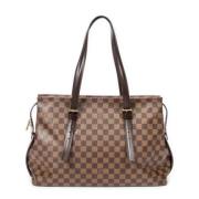 Louis Vuitton Vintage Pre-owned Canvas louis-vuitton-vskor Brown, Dam