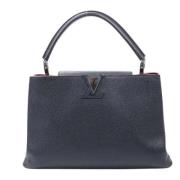 Louis Vuitton Vintage Pre-owned Laeder handvskor Blue, Dam