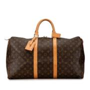 Louis Vuitton Vintage Pre-owned Canvas resvskor Brown, Dam