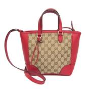 Gucci Vintage Pre-owned Canvas handvskor Beige, Dam