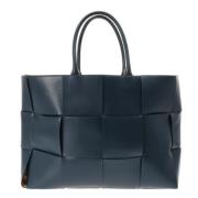 Bottega Veneta Vintage Pre-owned Laeder handvskor Blue, Dam