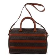 Yves Saint Laurent Vintage Pre-owned Belagd canvas handvskor Brown, Da...