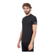 Dsquared2 Svart kortärmad T-shirt herr Casual Black, Herr