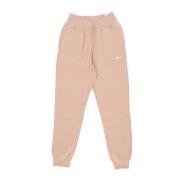 Nike Högmidjade fleecejoggers Pink, Dam