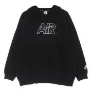 Nike Sportig Lättvikts Huva Air Fleece Black, Dam