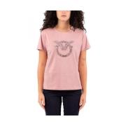 Pinko Dam T-shirt i Rosa Pink, Dam