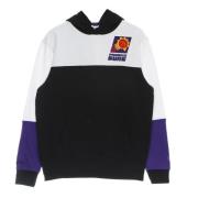 Mitchell & Ness NBA Fusion Fleece Hoodie Svart/Vit Multicolor, Herr