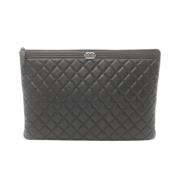 Chanel Vintage Pre-owned Laeder chanel-vskor Black, Dam