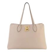 Louis Vuitton Vintage Pre-owned Laeder louis-vuitton-vskor Beige, Dam