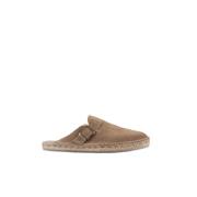 Espadrilles Herr Mocka Platta Sandaler Brown, Herr