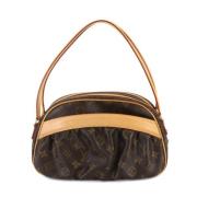 Louis Vuitton Vintage Pre-owned Tyg louis-vuitton-vskor Brown, Dam