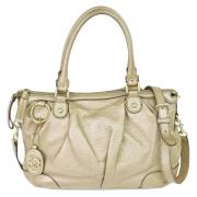 Gucci Vintage Pre-owned Laeder gucci-vskor Beige, Dam