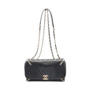 Chanel Vintage Pre-owned Tyg chanel-vskor Black, Dam