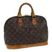 Louis Vuitton Vintage Pre-owned Canvas handvskor Brown, Dam