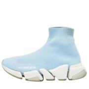 Balenciaga Vintage Pre-owned Tyg sneakers Blue, Dam