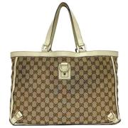 Gucci Vintage Pre-owned Laeder gucci-vskor Beige, Dam