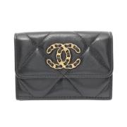 Chanel Vintage Pre-owned Laeder plnbcker Black, Dam