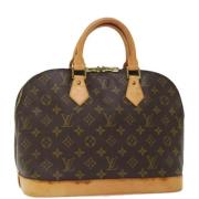 Louis Vuitton Vintage Pre-owned Canvas handvskor Brown, Dam