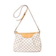 Louis Vuitton Vintage Pre-owned Belagd canvas axelremsvskor White, Dam