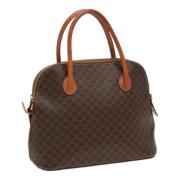 Celine Vintage Pre-owned Laeder handvskor Brown, Dam