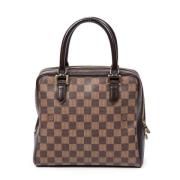 Louis Vuitton Vintage Pre-owned Belagd canvas handvskor Brown, Dam