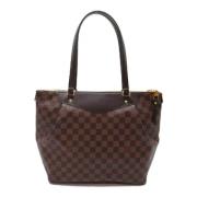 Louis Vuitton Vintage Pre-owned Canvas louis-vuitton-vskor Brown, Dam