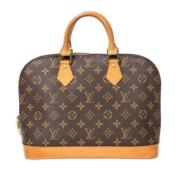 Louis Vuitton Vintage Pre-owned Canvas handvskor Brown, Dam