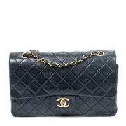 Chanel Vintage Pre-owned Laeder axelremsvskor Black, Dam