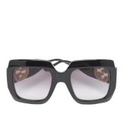 Gucci Vintage Pre-owned Acetat solglasgon Black, Dam