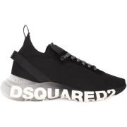 Dsquared2 Stiliga Låga Toppsneakers Black, Herr