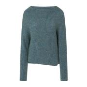 Pinko Stiliga Sweaters Kollektion Green, Dam