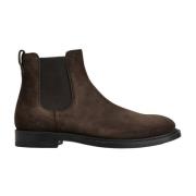 Tod's Elegant Läder Ankel Boot Brown, Herr