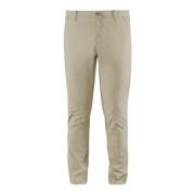 BomBoogie Stretch Poplin Chino Byxor Beige, Herr