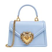 Dolce & Gabbana Axelväska Devotion Small Blue, Dam