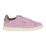 Autry Låga platta sneakers Pink, Dam