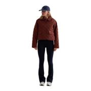 Aim'n Quiltad Femme Jacka med Vattenavvisande Finish Brown, Dam