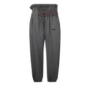 Magliano Bred Ben Trackpants med Elastisk Midja Gray, Dam