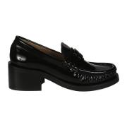 Ganni Medium Klack Loafer Sko Black, Dam