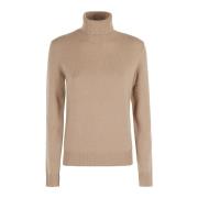 Theory Långärmad Turtleneck Topp Brown, Dam