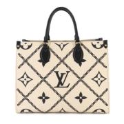 Louis Vuitton Vintage Pre-owned Laeder louis-vuitton-vskor Beige, Dam