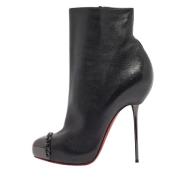 Christian Louboutin Pre-owned Pre-owned Laeder stvlar Black, Dam