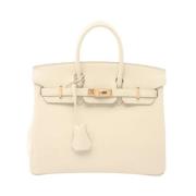 Hermès Vintage Pre-owned Laeder totevskor White, Dam